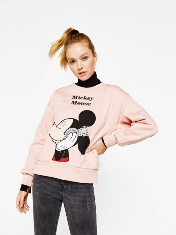 Mickey print sweatshirt